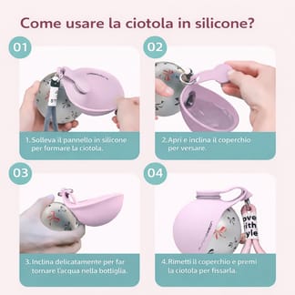 Globy Pet™ -Borraccia portatile per cani 2in1